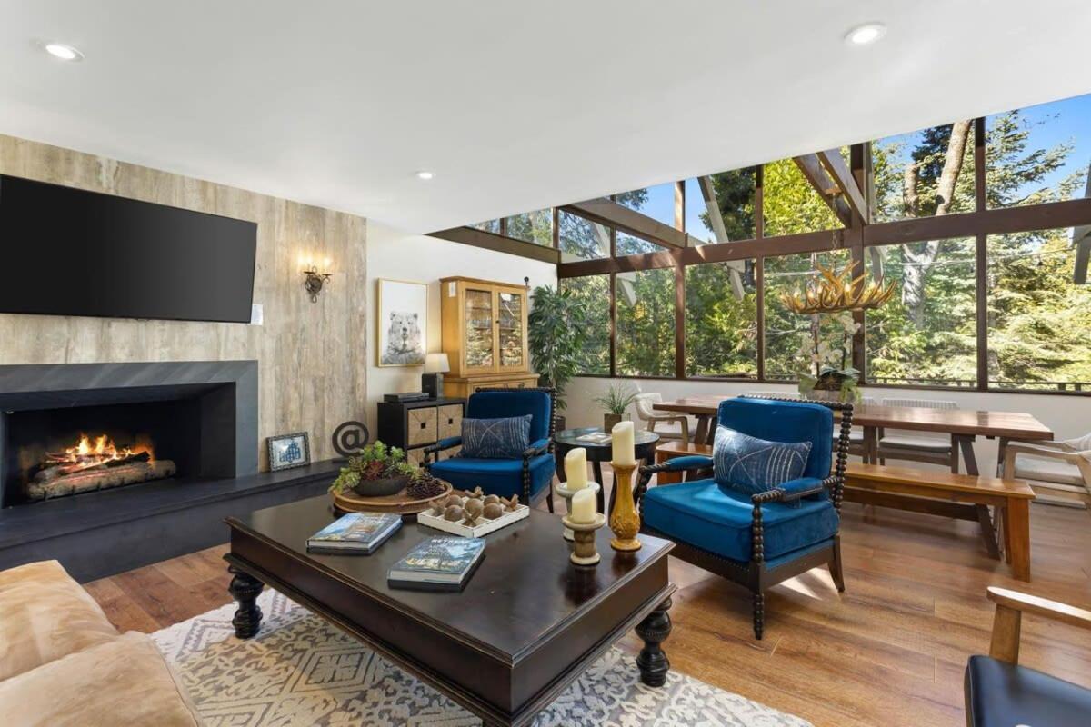 Snowflower Cabin Modern Luxe, 2 Level, 1500 Sqft, Ac, View, Dogs, Walk To Village เลคแอร์โรว์เฮด ภายนอก รูปภาพ